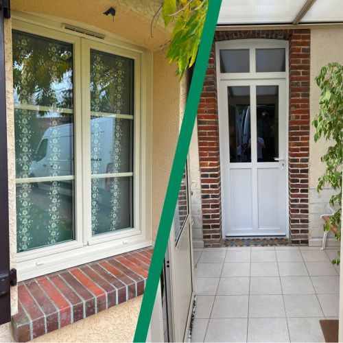Changement de porte d'entrée et fenêtre